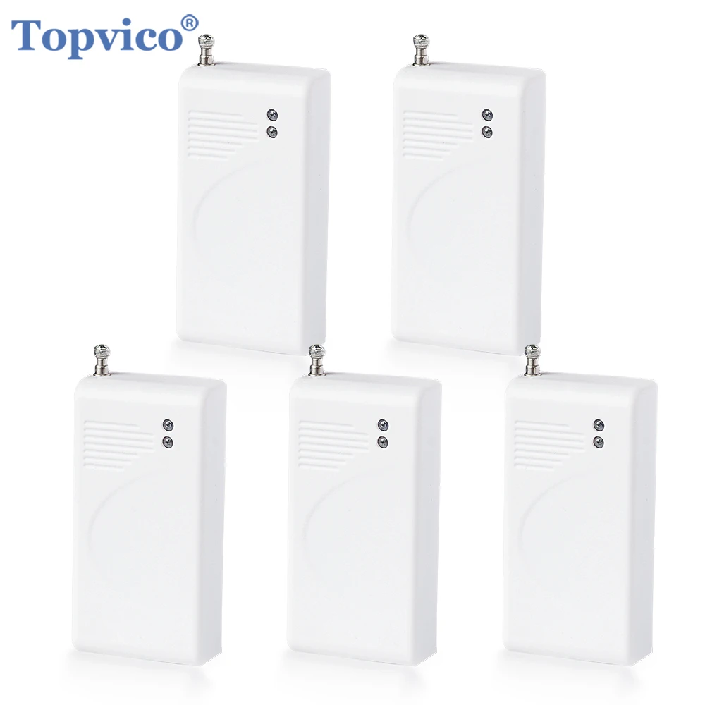 Topvico 1/2/3/5 sztuk 433mhz czujnik wibracji detektor bezprzewodowe drzwi szklane okno Break Shock Alarm otwarcia wymagany koncentrator antykradzieżowy