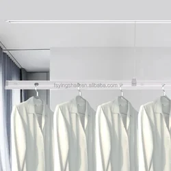 High Quality Smart Home Electric Ceiling Laundry Drying Rack Automatic Folding Aluminum Hanger Convenient Clothes Drying