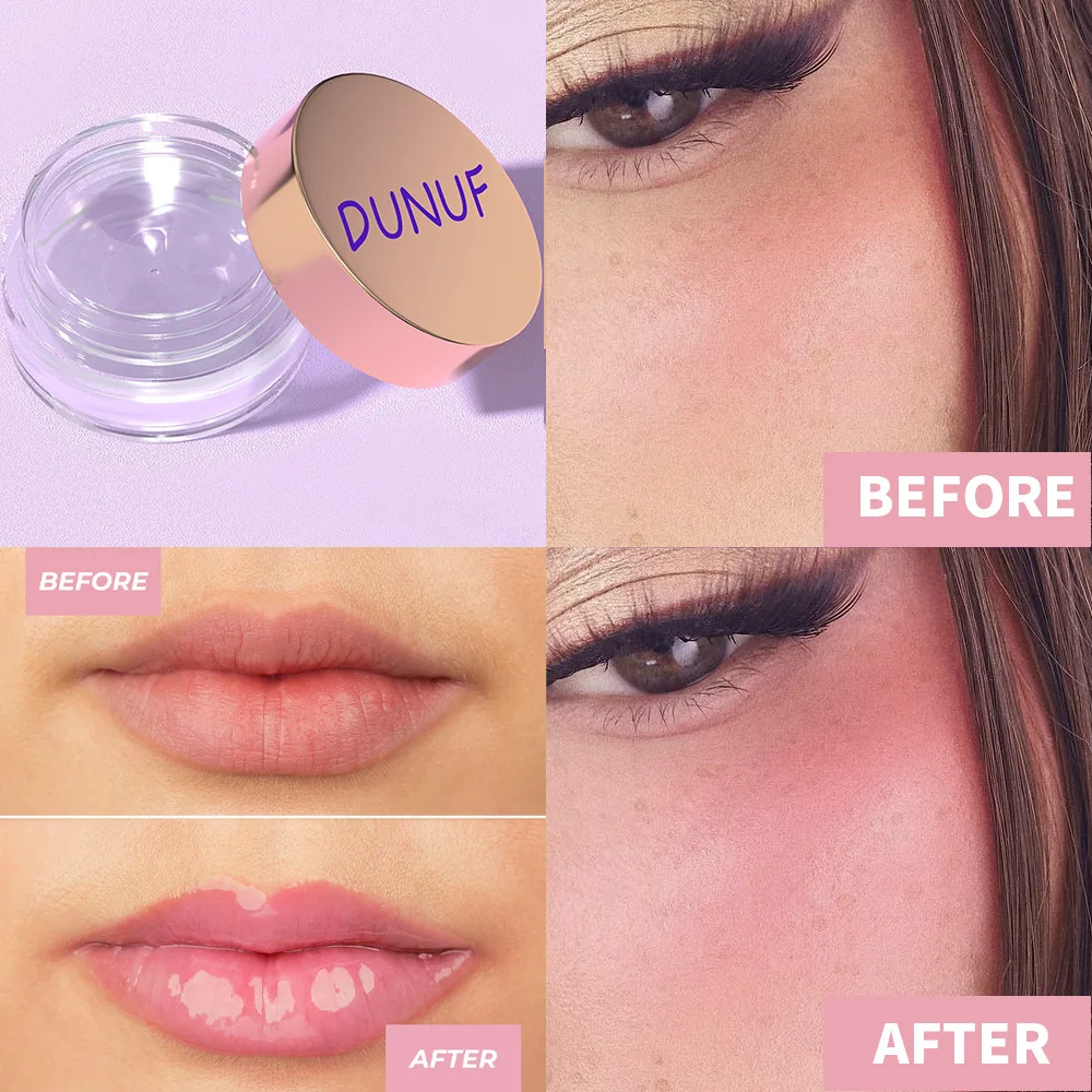 DUNUF-Gel colorete y labios vidriosos, tinte de labios de melocotón que cambia de Color, brillo transparente, maquillaje de larga duración, herramientas de maquillaje