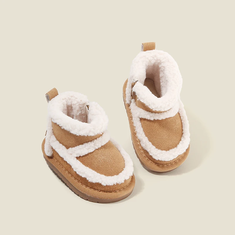 

Girls Winter Snow Boots Baby Toddler Shoes Cartoon Cotton Shoes Warm Boys Shoes Baby Kids Cotton Boots