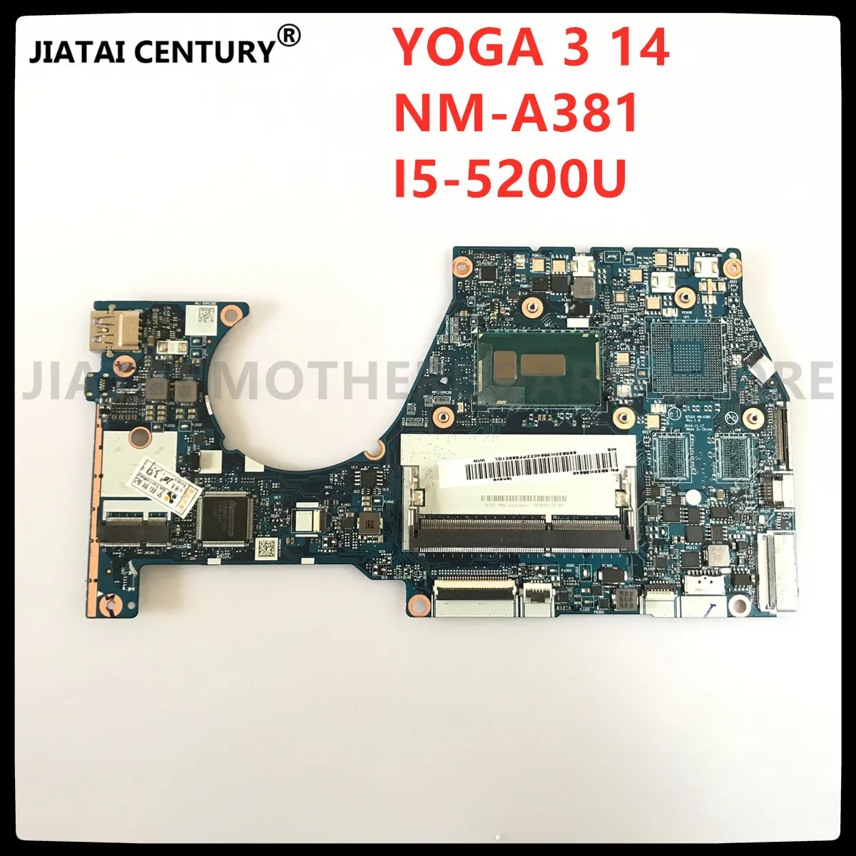 

For Lenovo YOGA 3 14 Yoga 3-1470 Laptop motherboard NM-A381 with CPU i5 5200U SR23Y DDR3 100% Fuly Tested