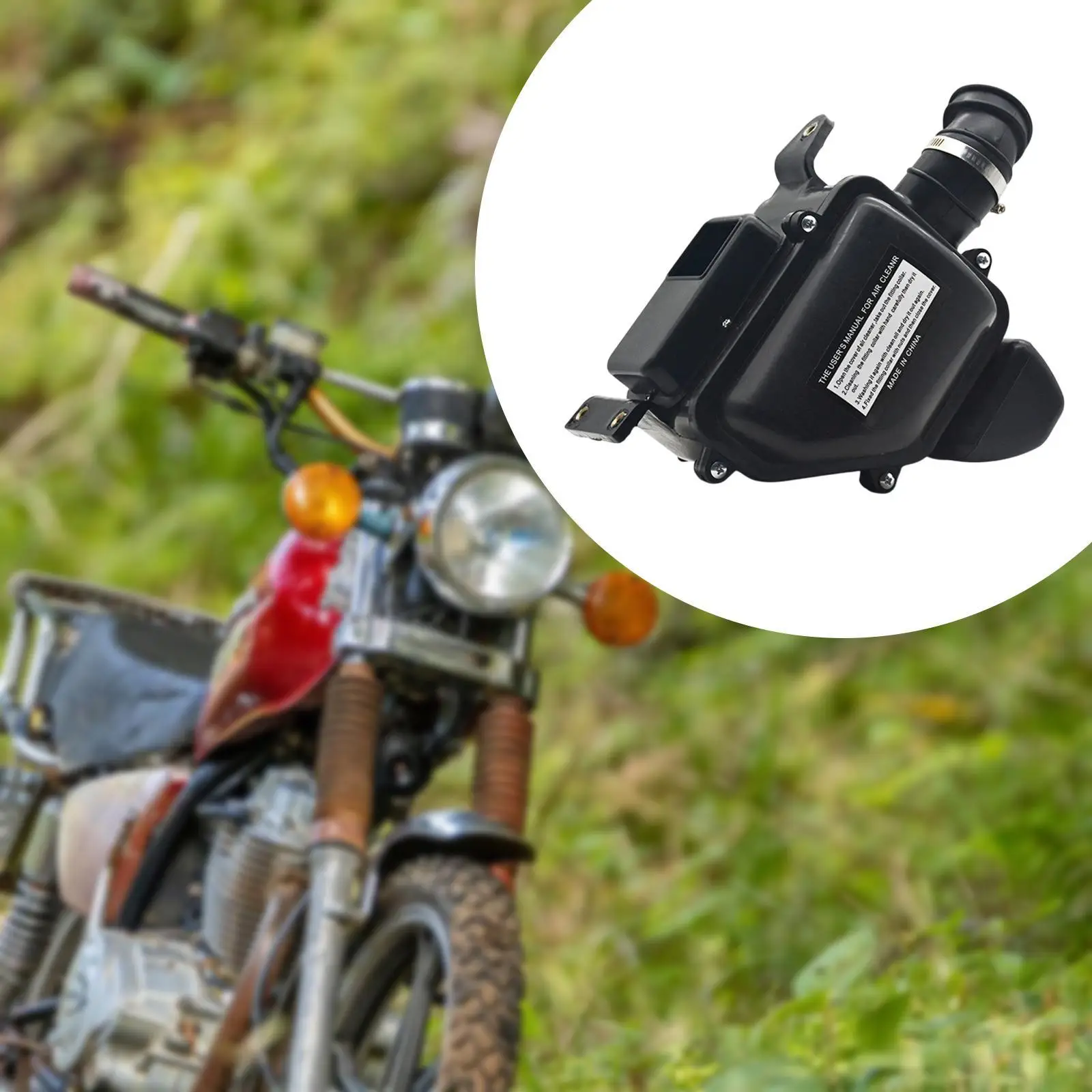 High Performance Motorcycle Air Filter Cleaner Box Engine Purification Housing for CG125 ZJ125 XF125