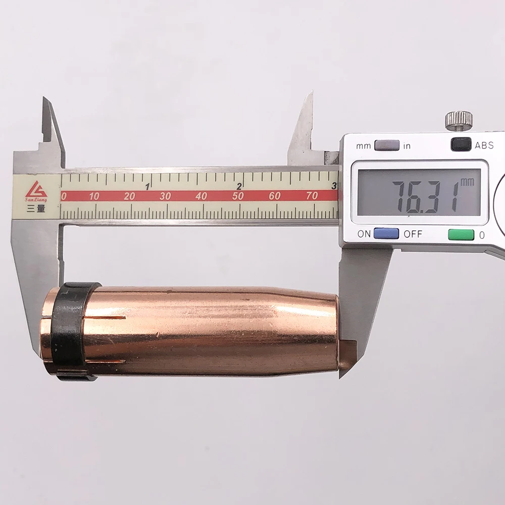 5pcs Mig Water Cooled Welding Torch Binzel Type MB 501D Consumables 145.0085 Nozzle Conical