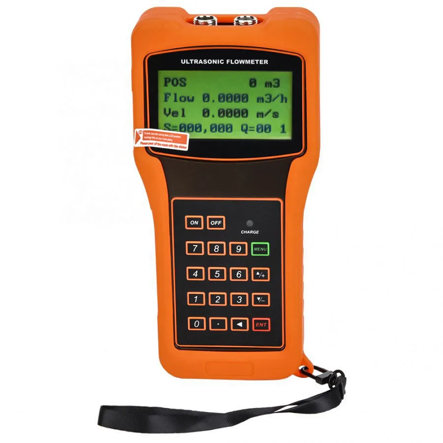 Handheld Portable Digital Liquid Ultrasonic Flow Meter TUF-2000H Water Flowmeter TS-2/TM-1/TL-1 Transducer Clamp Sensor