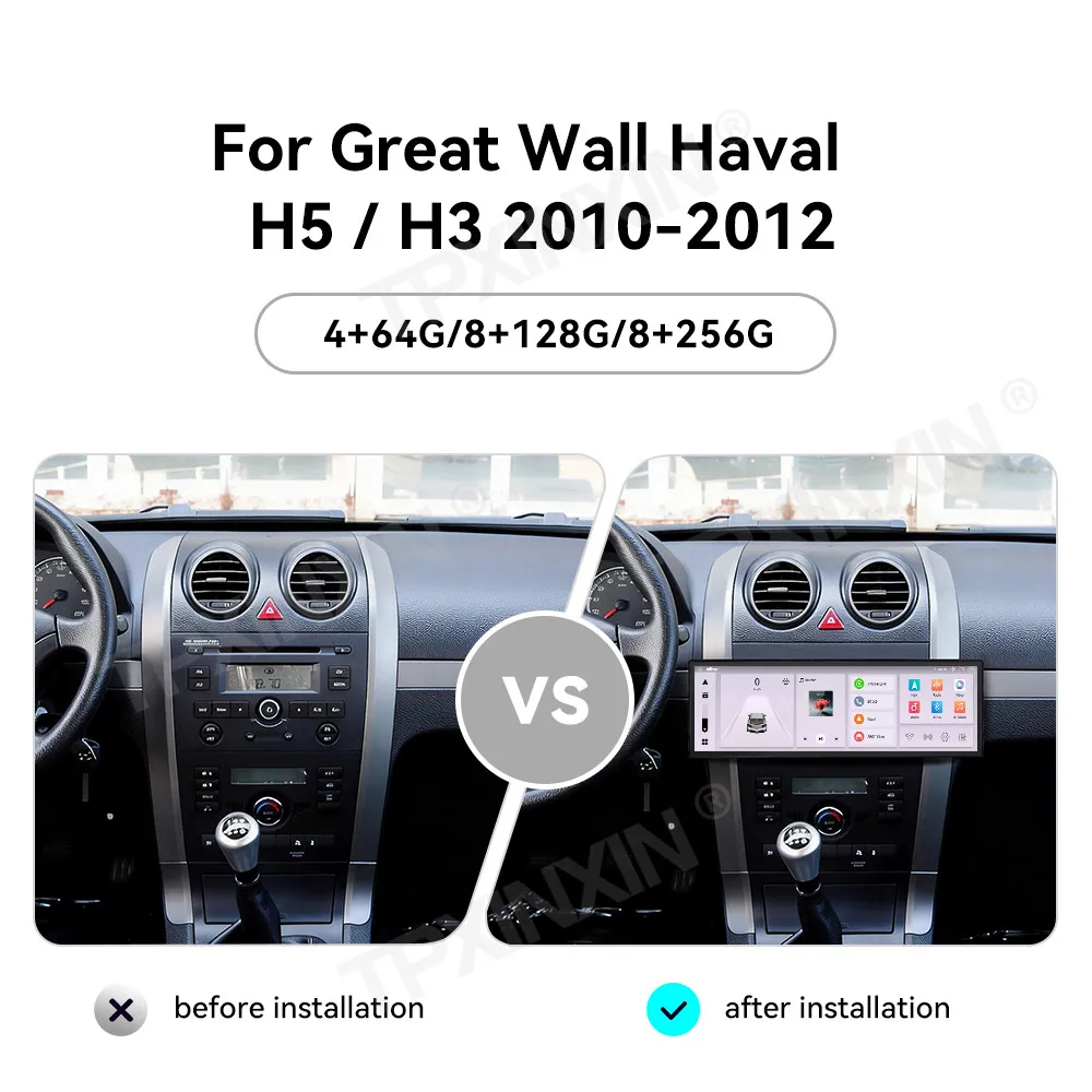 Car Accessories Radio For Great Wall Haval H5 H3 2010-2012 Android Auto GPS Navigation Multimedia Stereo Receiver Head Unit