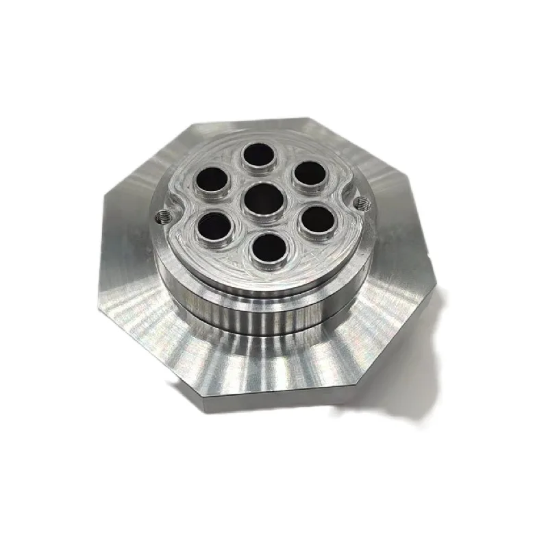 304 sulfur-free coffee machine welding accessories CNC turning and milling composite machining octagonal flange joint 316L