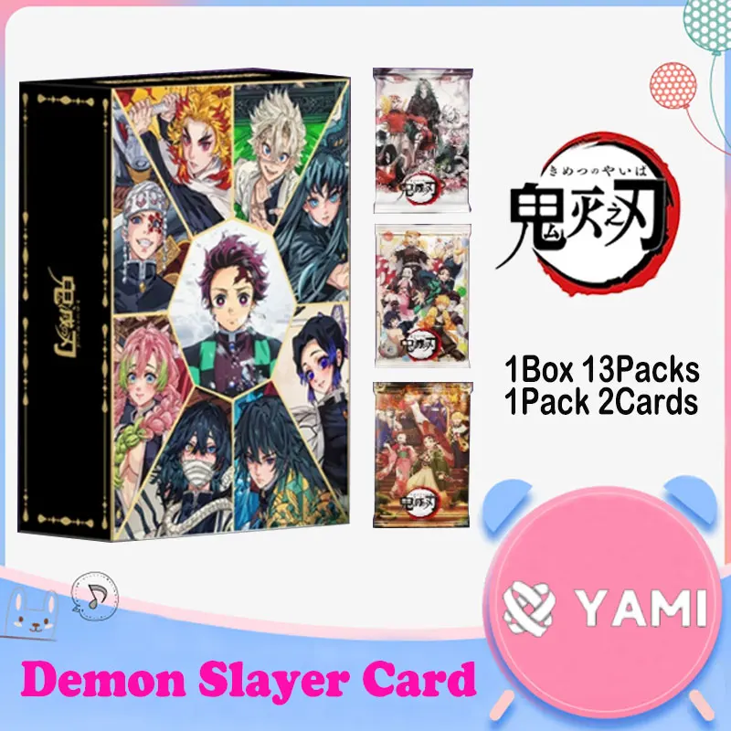 2023 Newest YAMI Demon Slayer Collection Card Nezuko Tanjirou Kimetsu No Yaiba Japanese Anime Booster Box CCG TCG Hobby Gift