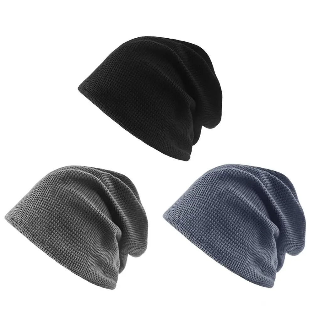 

Women's Fashion Knitted Beanies Solid Color Windproof Warm Hat Ear Warmer Cap Men