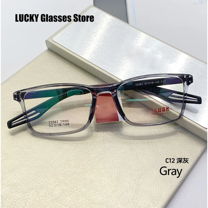 

Lucky New Fashion Square Full Frame Sports Anti Slip Spectacle Ultra Light TR90 Eyewear Optical Prescription Glasses Frames