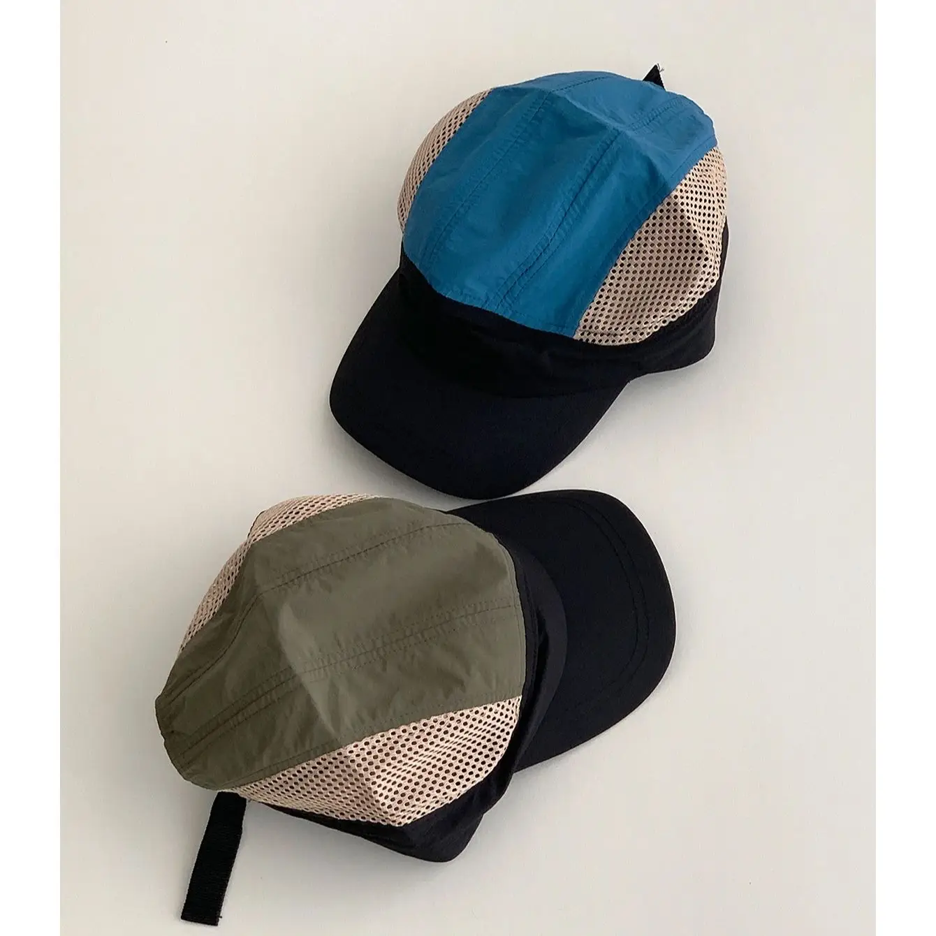 Мужская и женская шляпа с короткими полями в стиле ретро, сетчатая шляпа для уличного грузовика, пятисекционная солнцезащитная шляпа для летней бейсбольной кепки