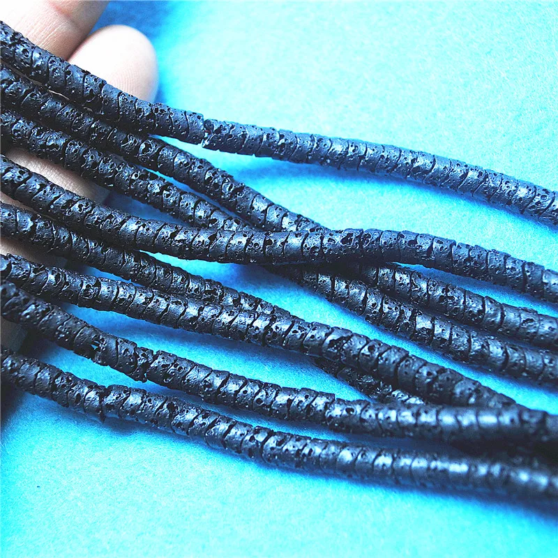 

2 струны длиной 38 см, струны из натурального камня лавы, размер 4X3 мм для женщин, браслеты, аксессуары для работы