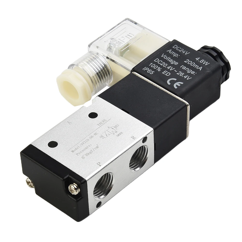 

1 4 Pneumatic Solenoid Valve Valve Tools 5-50 AIRTAC Accessories Aluminum Alloy BSPT DC Electromagnetic Element