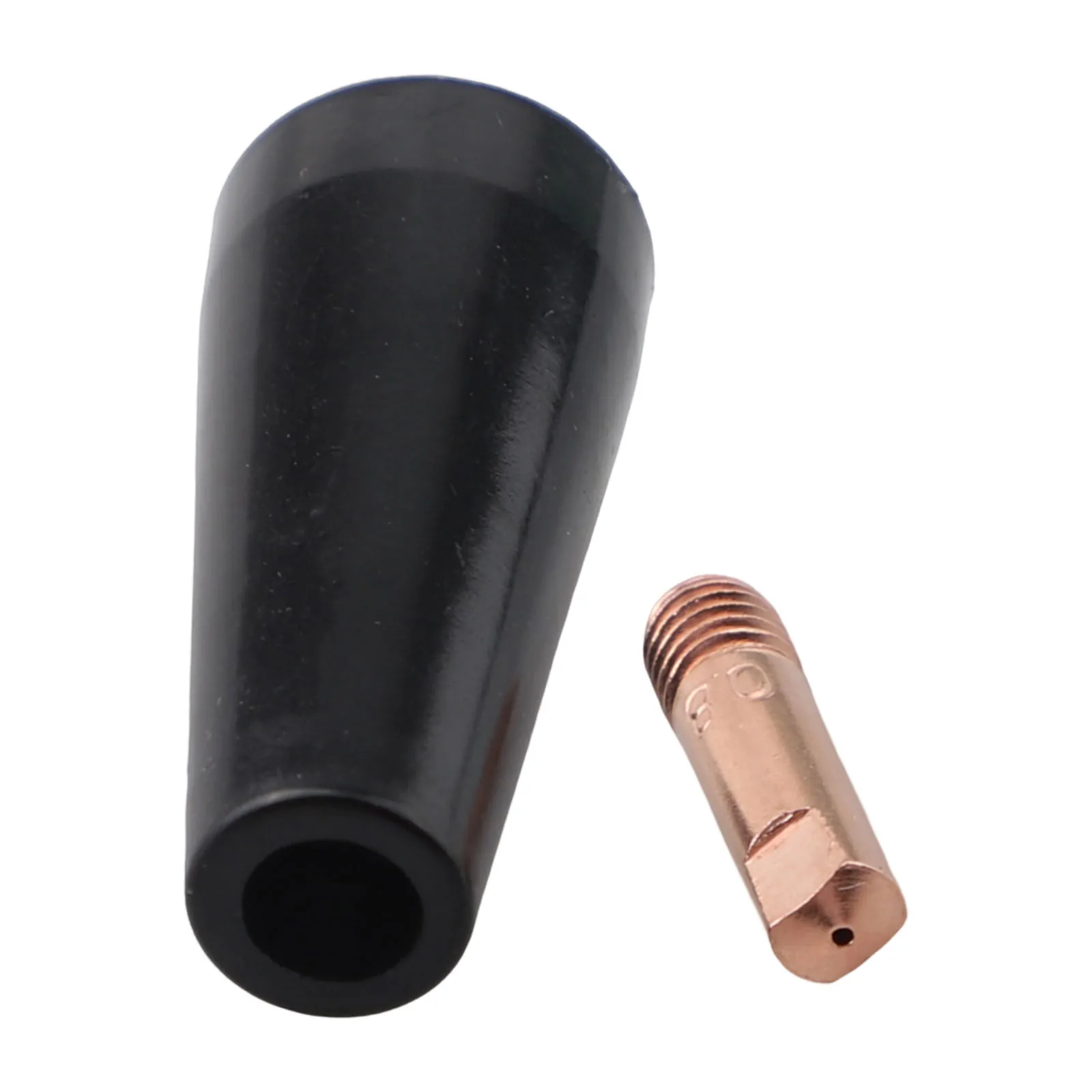 4 Gasless Nozzle Tips and 10 Copper Conductive Tips for MIG Welding Compatible with For 14AK MB14 & MB15 Models
