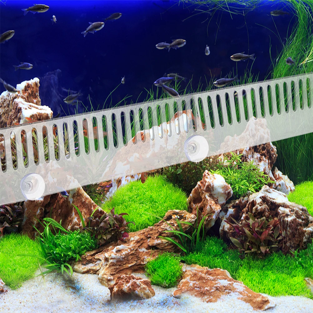 

2pcs Aquarium Barrier Fish Tank Divider Drip Overflow Plate Back Filter Grid Fish Isolation Divider Easy Install Wide