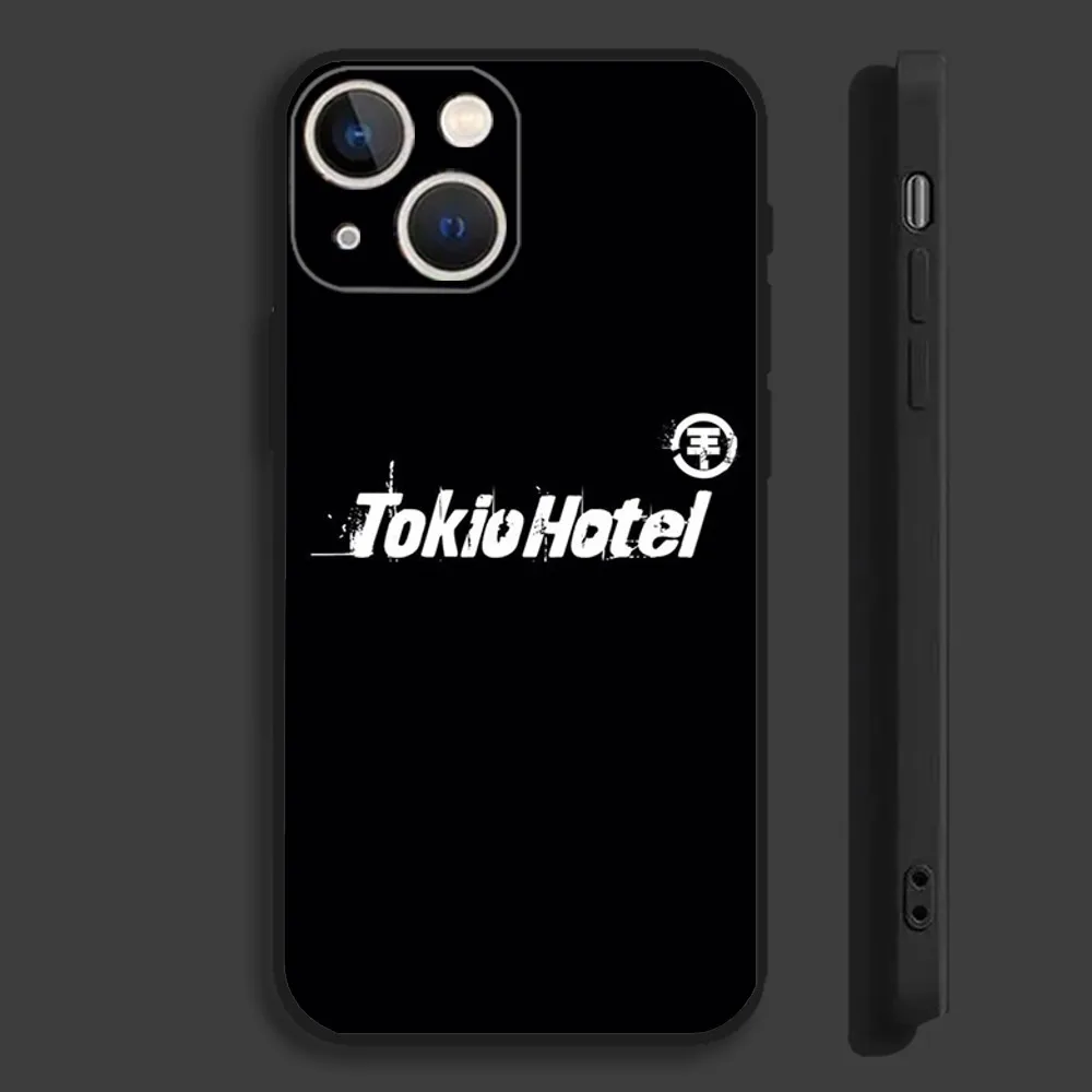 Band T-Tokio Hotel Phone Case For iPhone15,14,13,12,11,Pro,Max,Plus,Mini,X,XS,XR,8,7,6,S,Plus,SE Soft Black Case