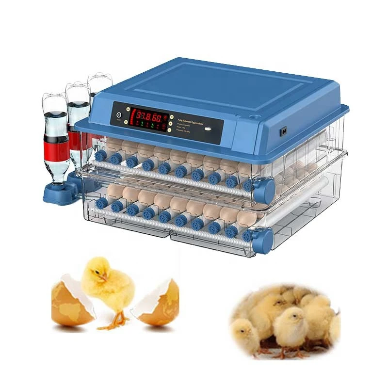 Incubadora automática de huevos de gallina, suministro directo de fábrica, 24 huevos, búho de Guinea, 64 huevos