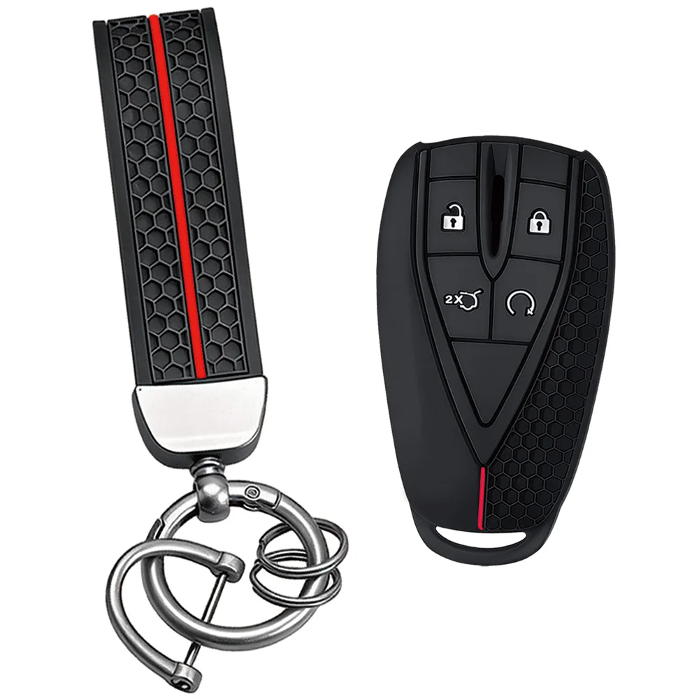 New Silicone Car Key Case Cover Key Chain For Changan CS35PLUS CS35 Plus CS55 PLUS CS75 PLUS Eado UNI-T UNI K Oushang X5 X7 EV