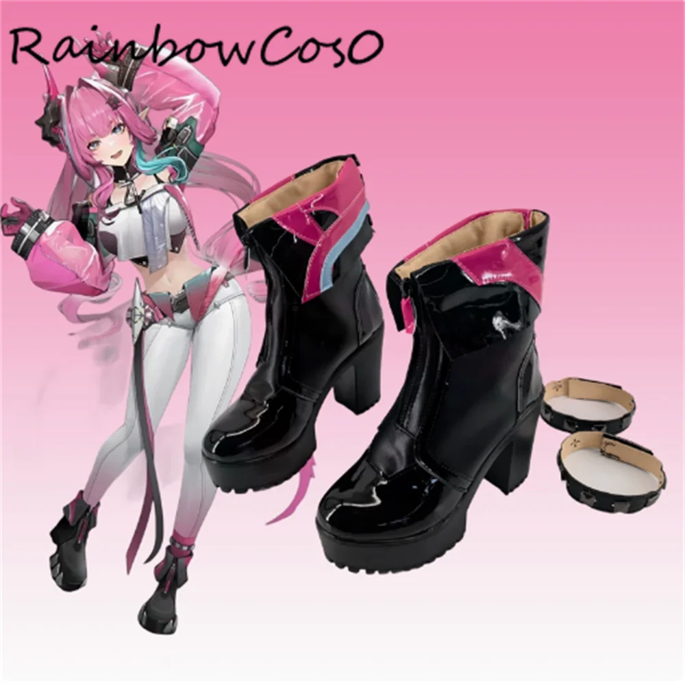 Yvonne Arknights: Endfield Cosplay Shoes Boots Game Anime Party Halloween RainbowCos0 W5000