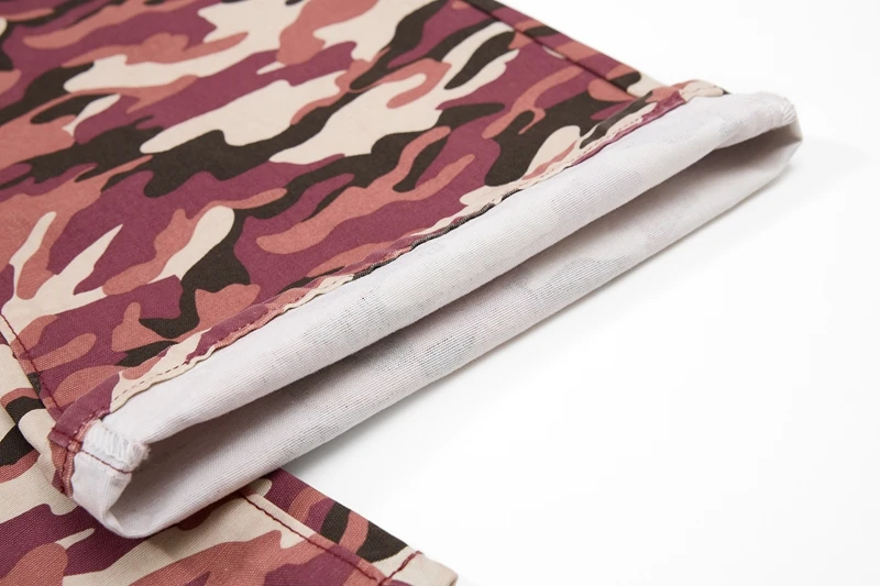 Y2K Mode Rosa Camo Schlagjeans für Herren Slim Fit Retro Tarnmuster Denim-Hosen Skinny Tie-Dye Print Ausgestellte Jeanshosen – Detail 6