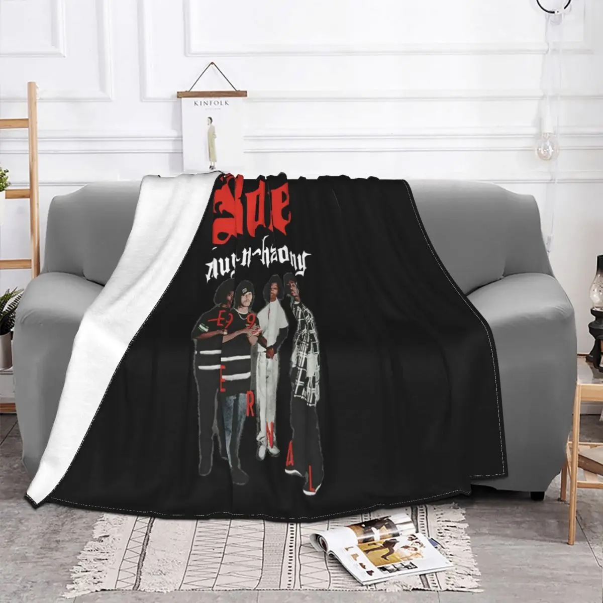 Rare 9799 Bone Thugs N Harmony E 1999 Size S 2Xl Fitness Top Children Text Comical Hot Sell Child Surprise Throw Blanket