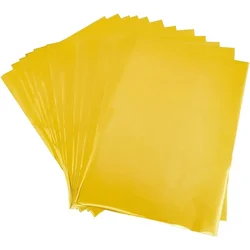 50pcs A4 Hot Foil Stamping Papers Gold Transfer Foil Paper 20.7x29cm Hot Foil Transfer Sheets for DIY Craft Embossing
