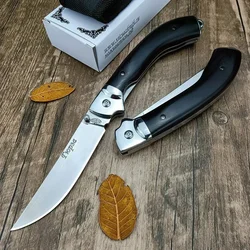 Coltello da tasca da caccia tattico con lama pieghevole russa coltello da tasca per autodifesa EDC 440C all'aperto strumenti di salvataggio da campeggio