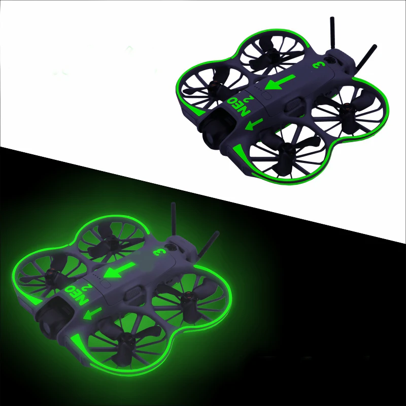 

Glowing Decorative Sticker Kit for DJI Neo2 Waterproof Anti-Scratch Skin Decal for Drone & Controller DIY Accessories