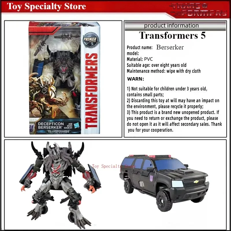 Transformers original película 5 versión estadounidense TLK mejorado Berserker acción animación figura coleccionable regalo de cumpleaños en stock