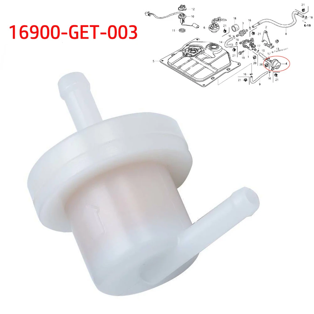 Fuel Filter For Honda 2003-22 NPS50 NPS50S Nps 50S Ruckus 50 16900-GET-003 Fuel Line Filter Motorcycle Petrol Fuel Filter