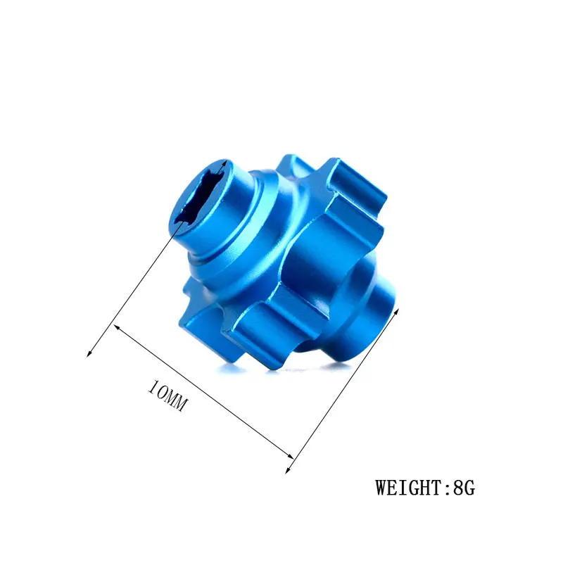 Carrete de bloqueo diferencial de Metal para Tamiya TT02 TT02B TT02T TT02D RC, accesorios de piezas de actualización de coche