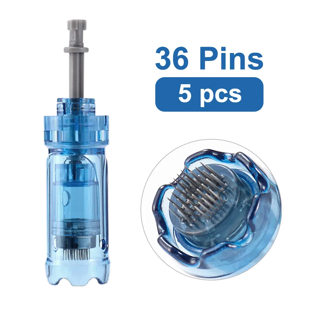 Bajonetcartridge Naald voor Dr Pen M8S/A8S/A9/A11 Microneedle 12/18/24/36/42 Pin/Ronde Nano/3D Vervanging Tip