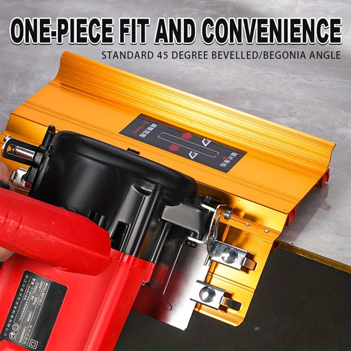 45 Degree Ceramic Tile Chamfering Device Manual Tile Ceramic Cutter Desktop Stone Cutting Machine Guide Tool with Wheel 0-0.2in