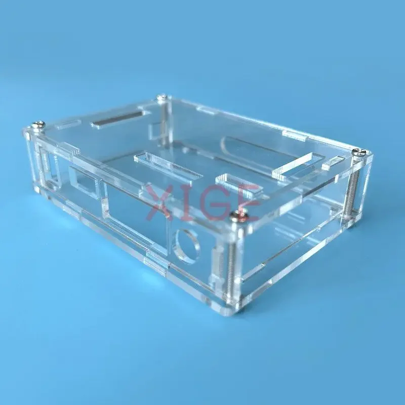 

For VGA 2-AV HDMI-compatible Display Controller Driver Board Acrylic Protective Box Transparent Shell Storage Case
