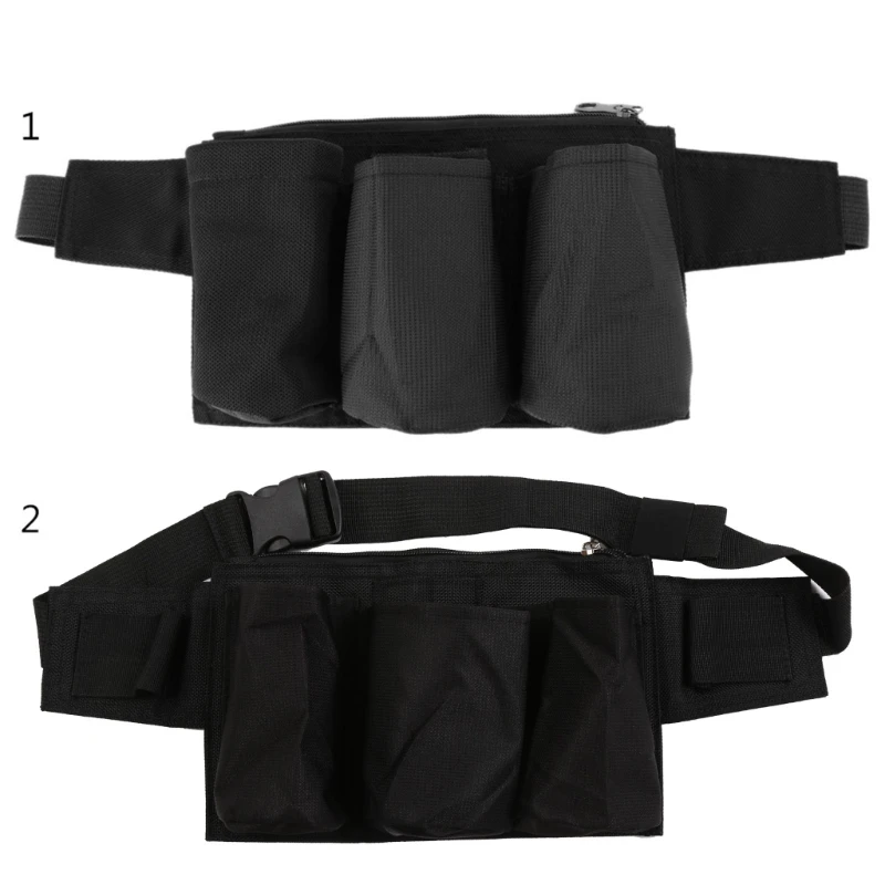 Restaurant Cleaner Waiter Waist Belt Tool Bag with Pockets Dining Cleaning Tool