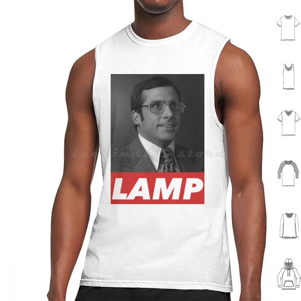 Brick Tamland Tank Tops Vest Sleeveless Lamp Anchorman Ron Funny Will Ferrell Movie Comedy Ron Film Brick San Diego Brick