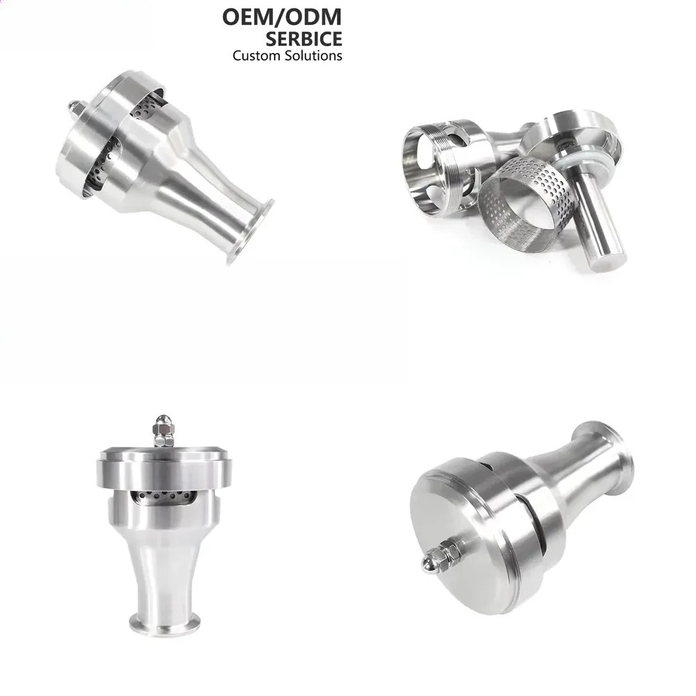 304/316 Sanitary Grade Stainless Steel Breather Valve with Quick-clamp Chuck Connection