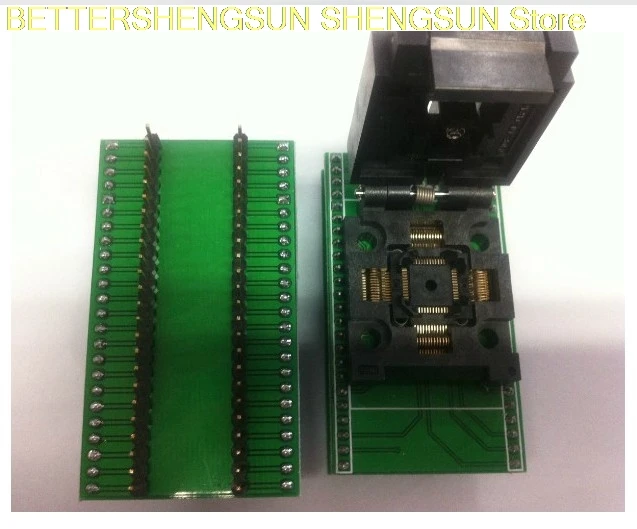 

Free shipping Gold import IC test adapter TQFP48 SA248A burning DIP48/QFP48 conversion seat