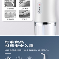 -A14E Oral Irrigator Portable  Water Flosser USB Rechargeable Water Jet Floss Tooth Pick 4 Jet Tip 220Ml 3 Modes US Plug