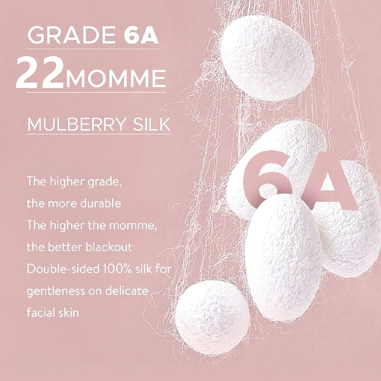 مجموعة 3 قطع من ربطات الشعر المصنوعة من الحرير الخالص بنسبة 100%، وسمك 22 أمي، وأربطة شعر عالية الجودة، بما في ذلك ثلاثة عرضات من 1 سم/2 سم/3 سم. #5