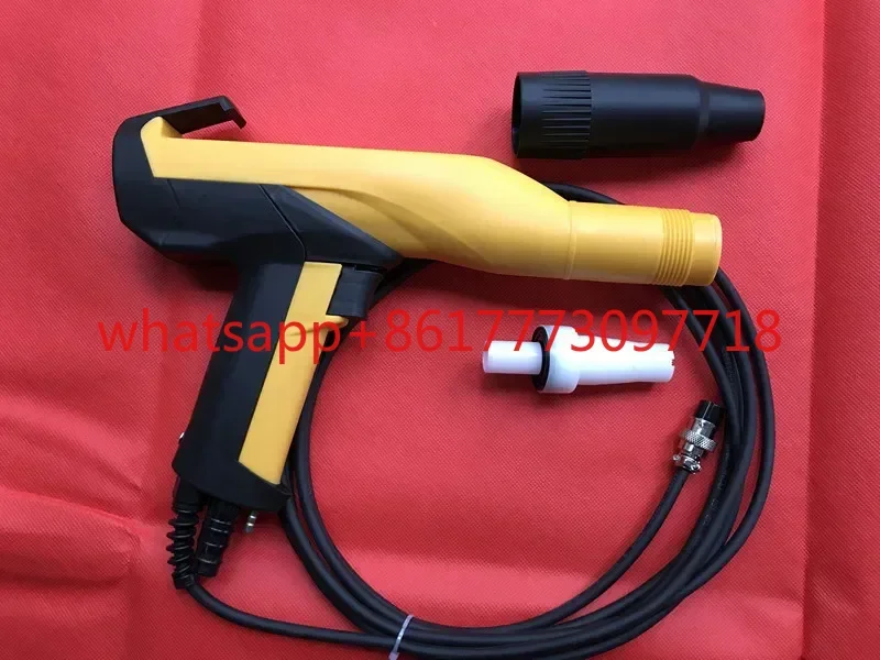 4th generation flat nozzle electrostatic spray gun discharge needle gun head spray molding machine accessories