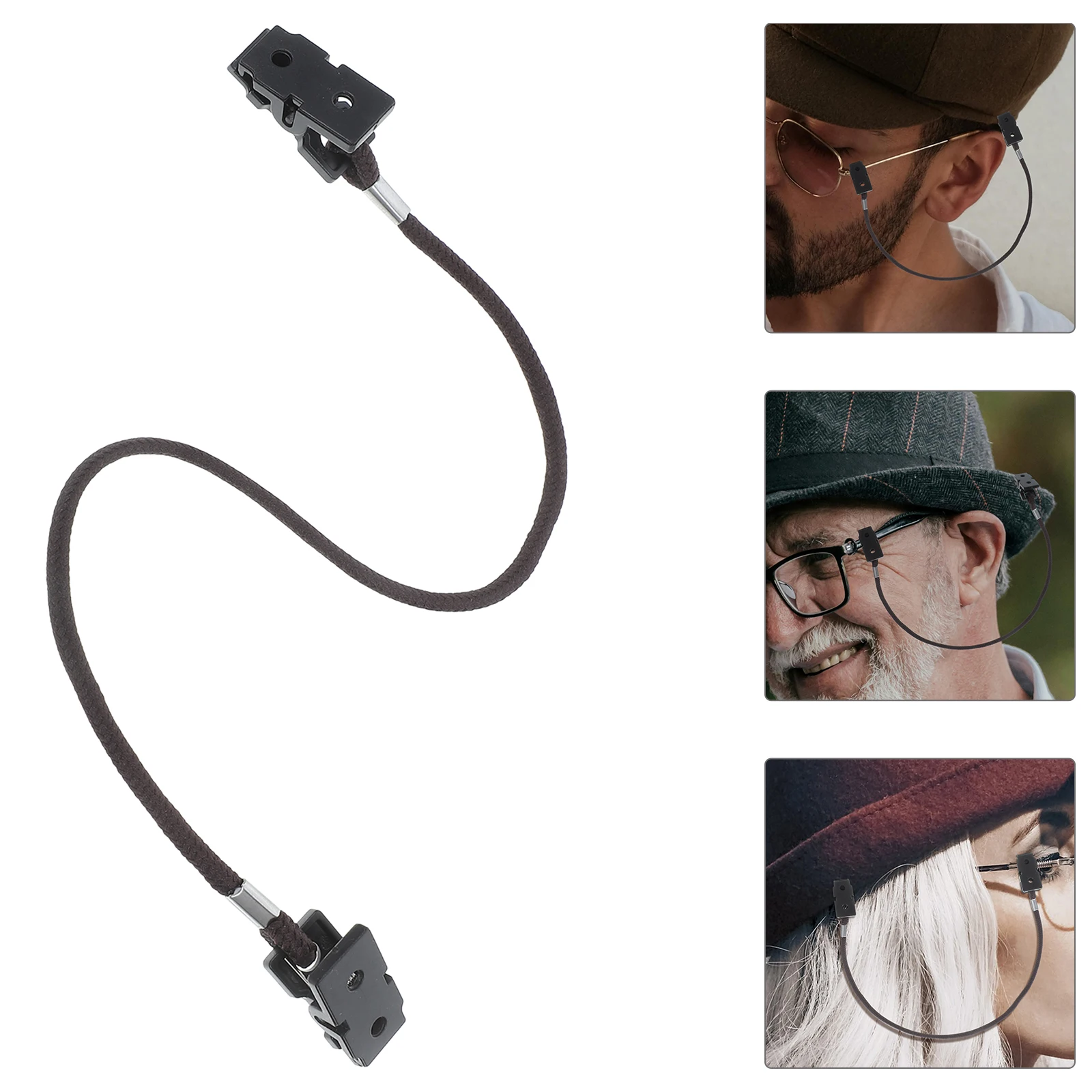 

2 Pcs Anti-lost Rope for Glasses Chin Strap Hat Adjustable Polyester Hats Women