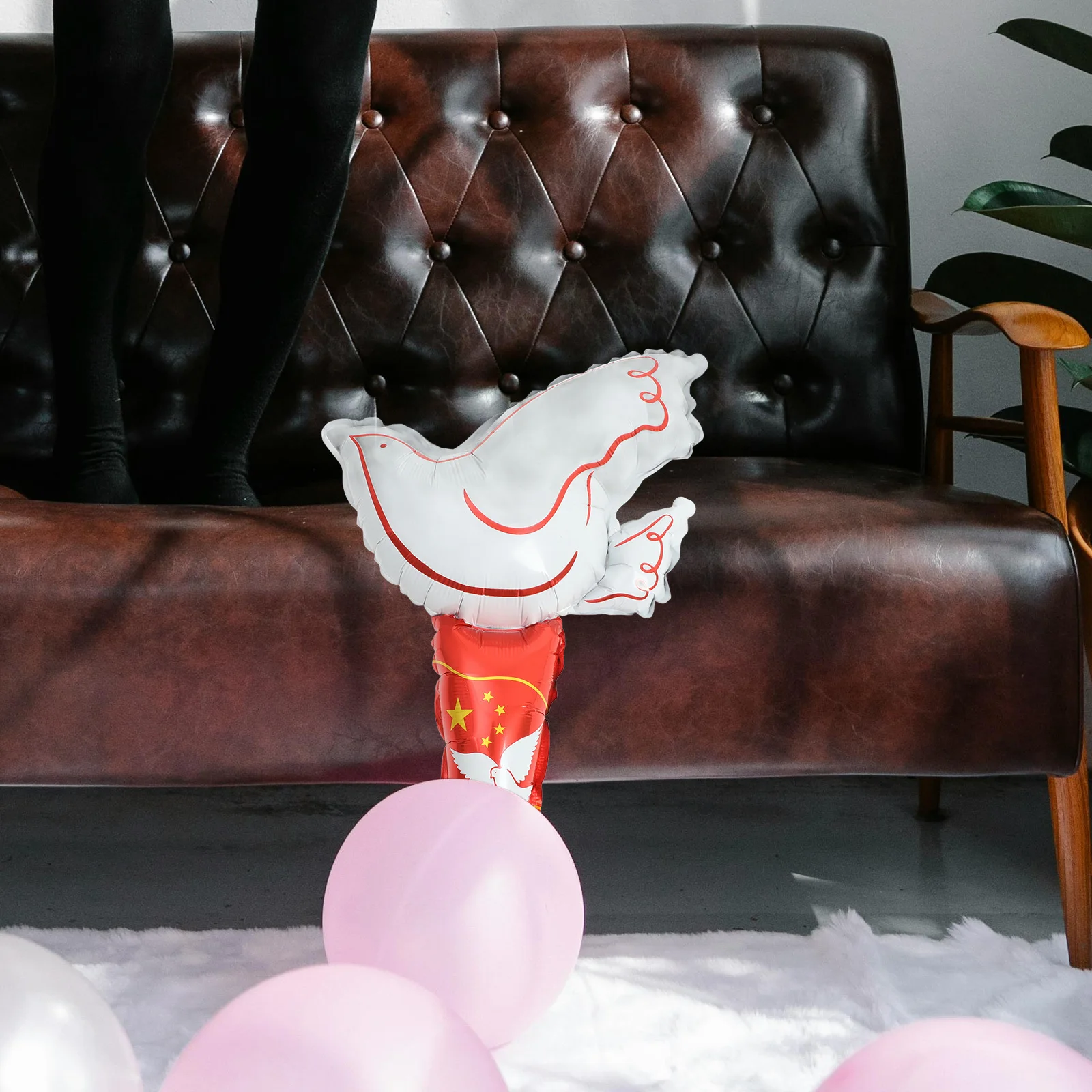 بالونات حمامة للاحتفالات، بالونات أنيقة لحفلات الزفاف وأعياد الميلاد وحفلات التذكارات وإطلاق السماء #4