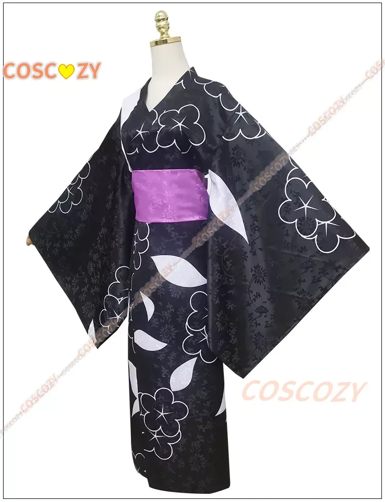 Marin Kitagawa Costume Cosplay Kimono Anime My Dress Up Darling Marin Kitagawa vestito Kimono nero carino uniformi per feste di Halloween