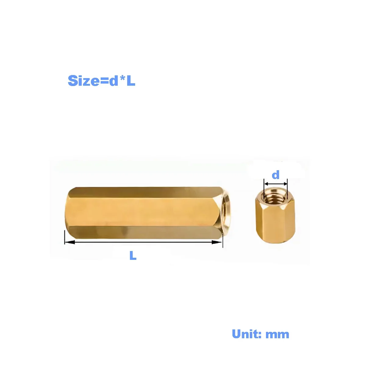 

Hexagonal Copper Column Isolation Column Nut Column / Hollow Chassis Motherboard Computer Copper Screw M2M3M4M5M6