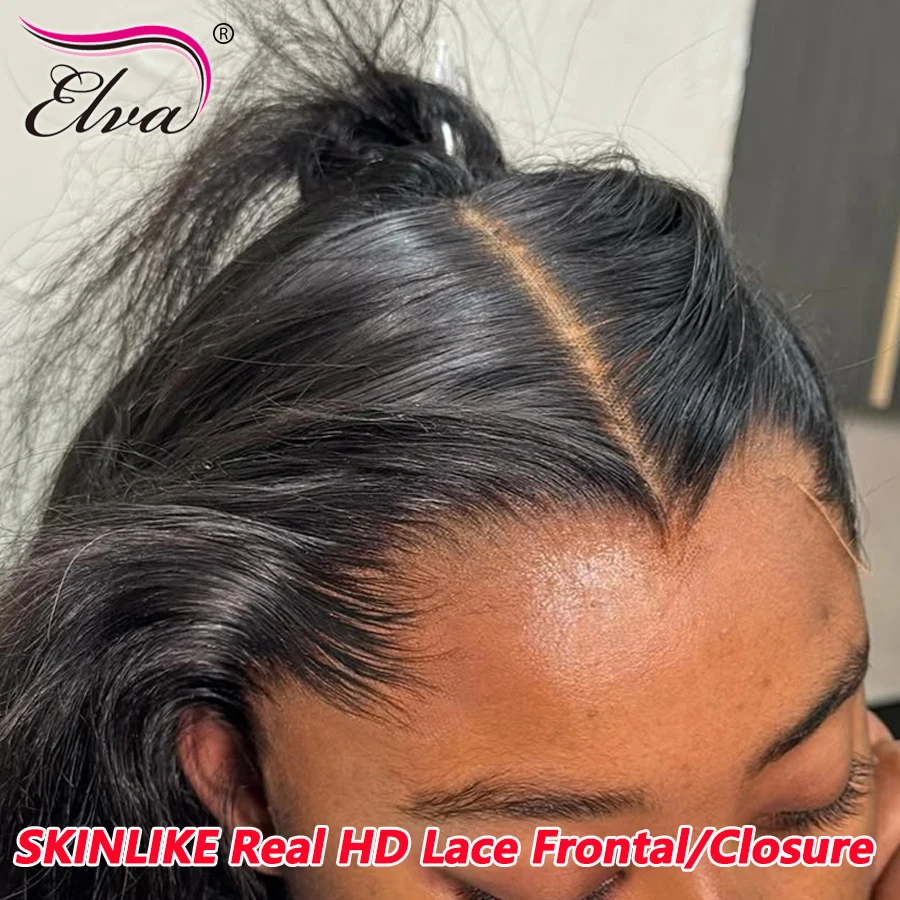 

Skinlike Real 13X6 HD Lace Frontal Only Предварительно выщипанные объемные волны Отбеленные узлы 5x5 6x6 HD Кружевная застежка Только бразильские человеческие волосы