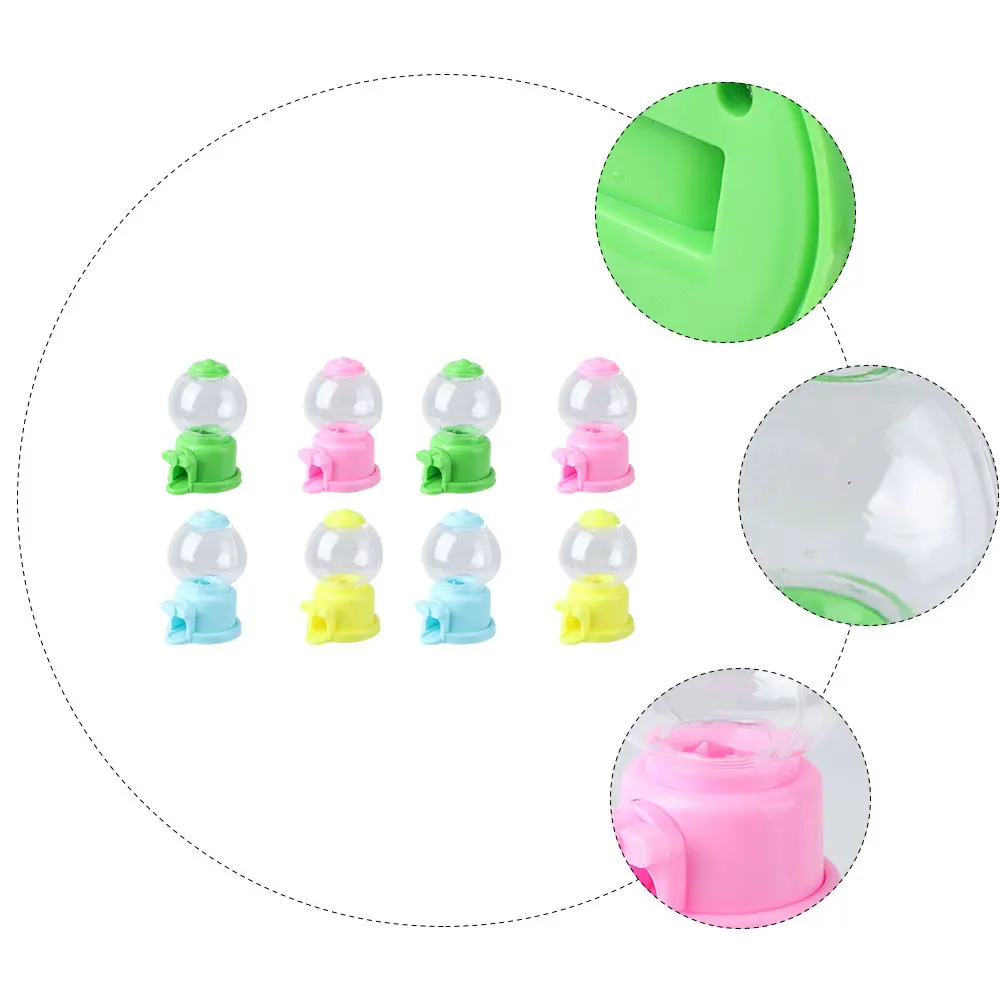 8Pcs Colorful Candy Grabber Machine Creative Educational Plaything for Children Indoor Fun Activity Waterproof Mini Catcher
