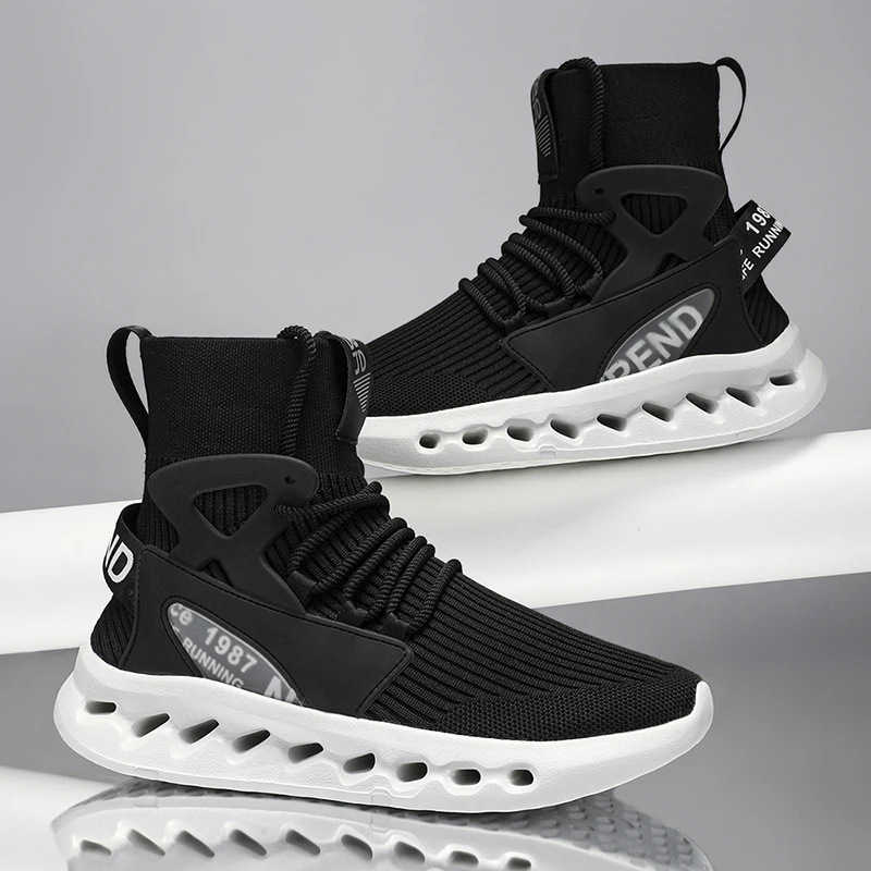 

YRZL Breathable Shoes Men 2025 Summer Running Sneakers Tennis Shoes Walking Anti Slip Comfortable Sports Shoes For Men Casual