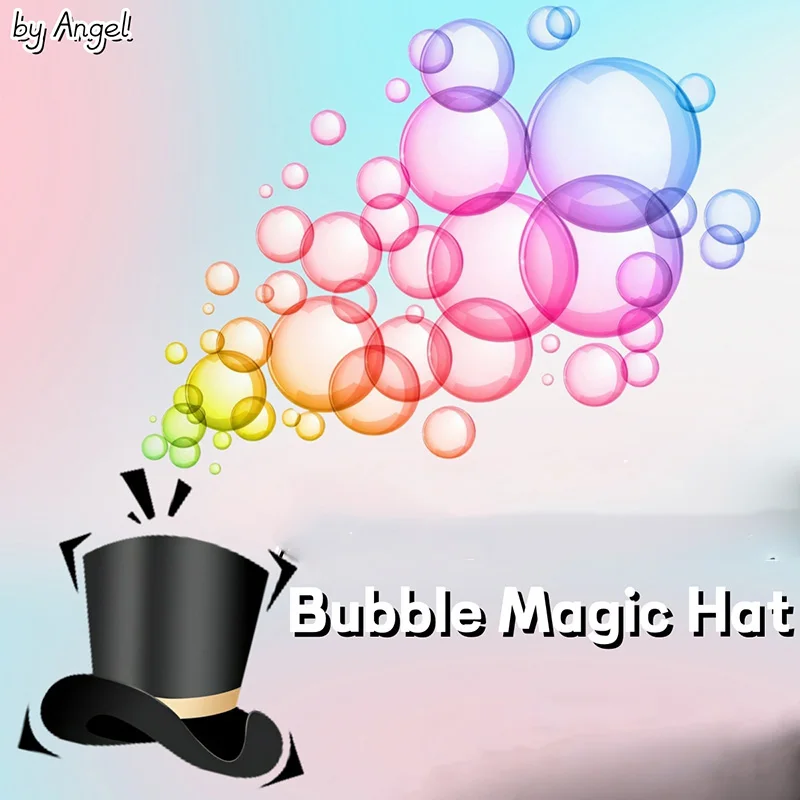 Bubble Magic Hat by Angel Magic Tricks New Bubble Machine Accessories Stage Illusion Gimmick Bubble Sprayed Out Production Magia