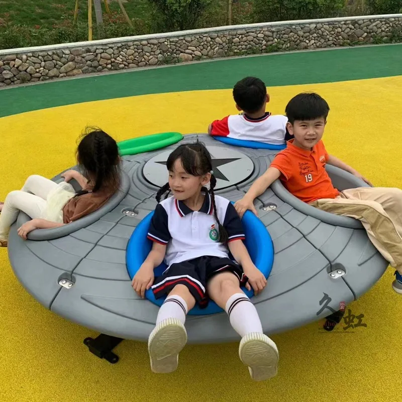 Children's Park Community Square Playground Large Indoor Outdoor Flying Butterfly Rotating Turntable
