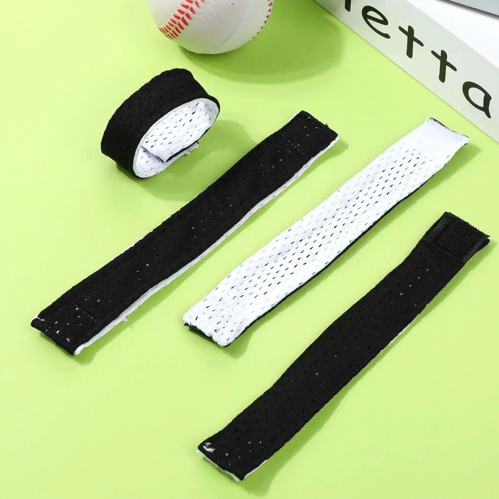 4pcs/set Sports Shirts Sleeve Bands Jersey Ties Sleeve Straps Solid Color Fasteners Sleeve Clips for Soccer Softball Baseball